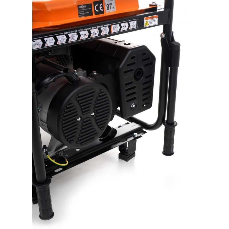 Generator curent 6,5 kw monofazat cu roti si pornire electrica ,KD3121