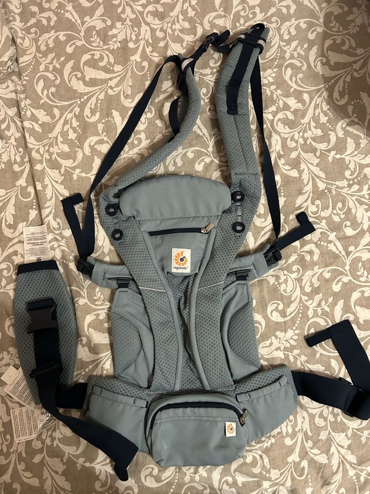 Ергономична раница ERGOBABY OMNI BREEZE 360 salate blue