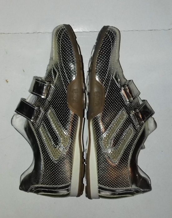 Pantofi casual argintii, marimea 38