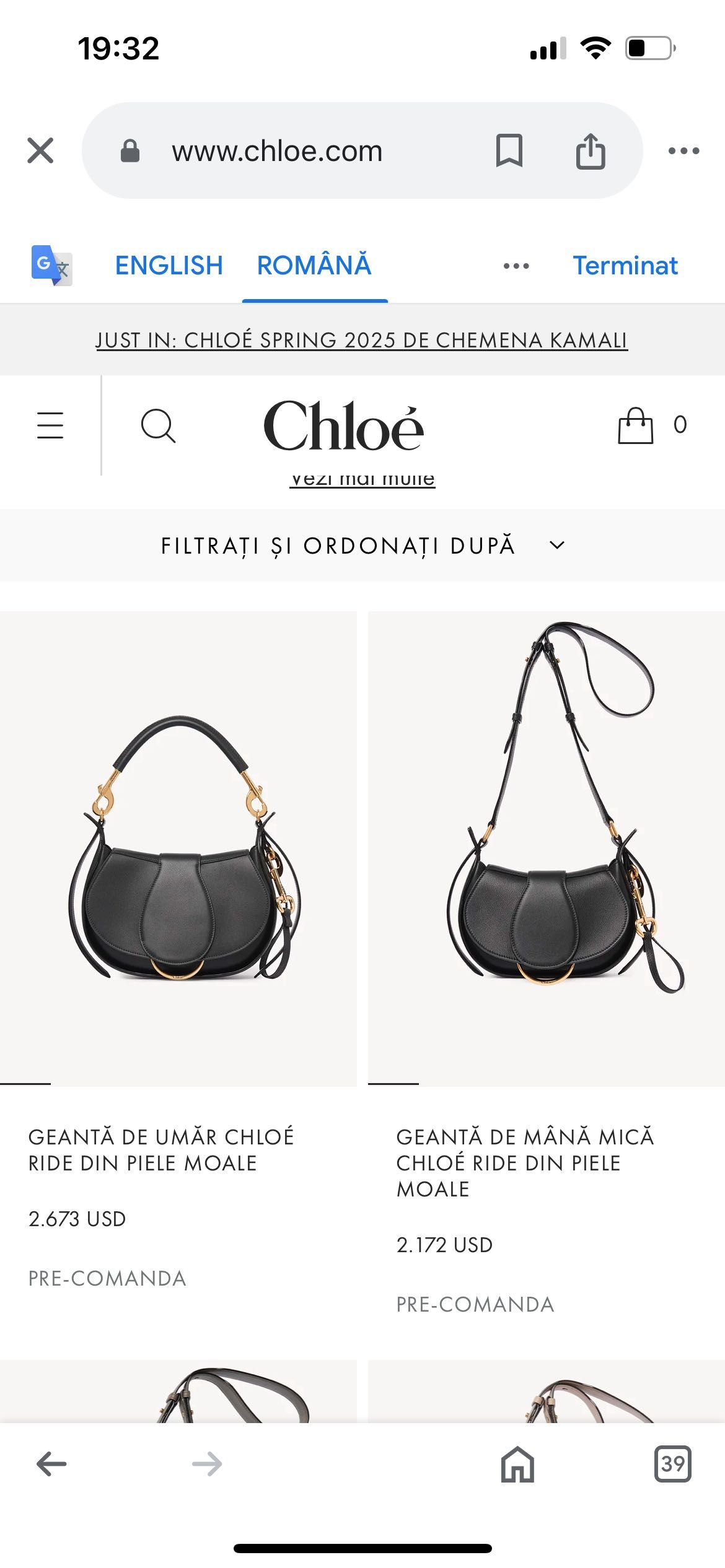 Jimmy Choo
Chloe
Gabriela Hearst