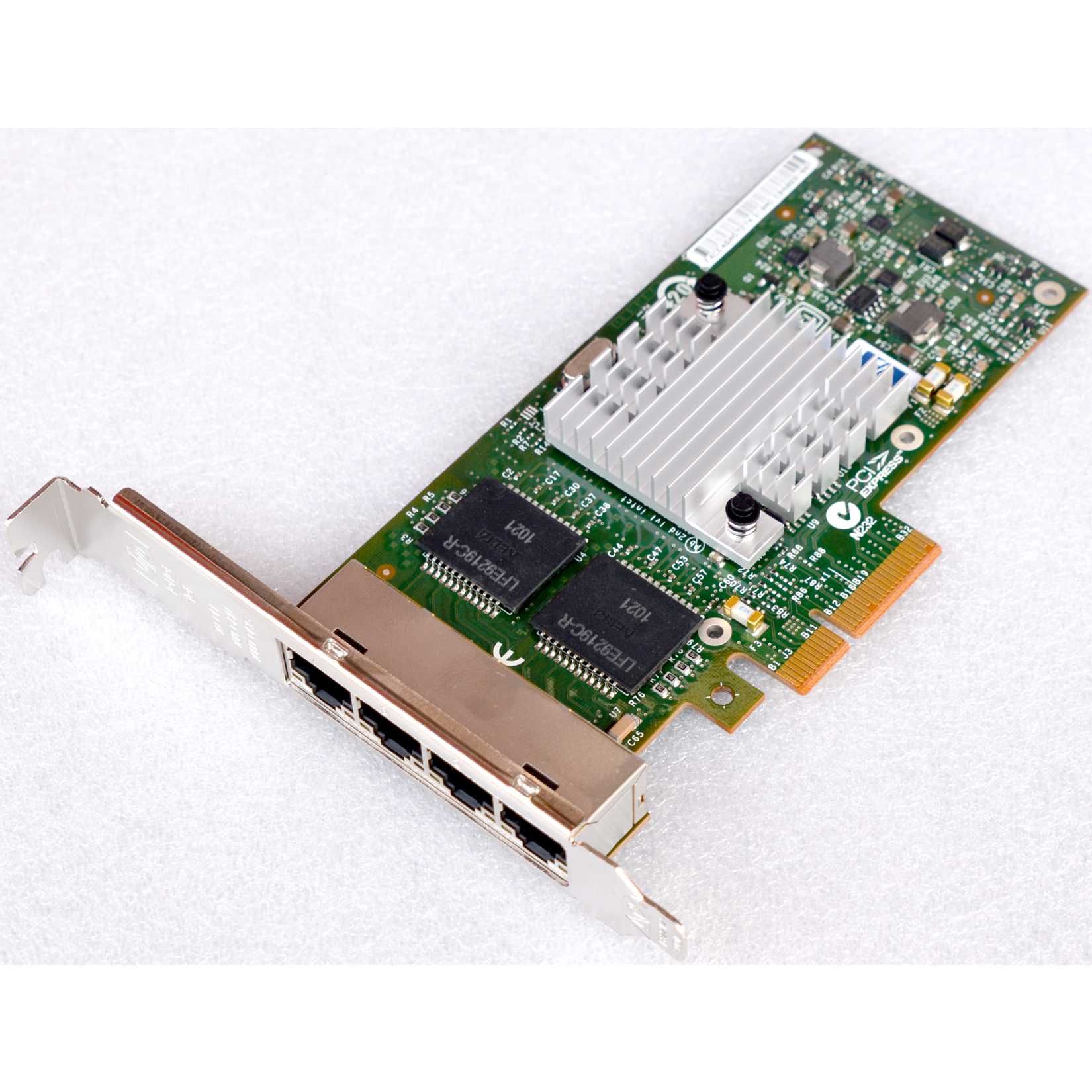 Сетевая карта 4 портовая HP Packard PCIe Ethernet 4x PCIe RJ-45