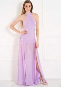 НОВА официална лилава маркова рокля Guess Jennifer Lopez, размер М