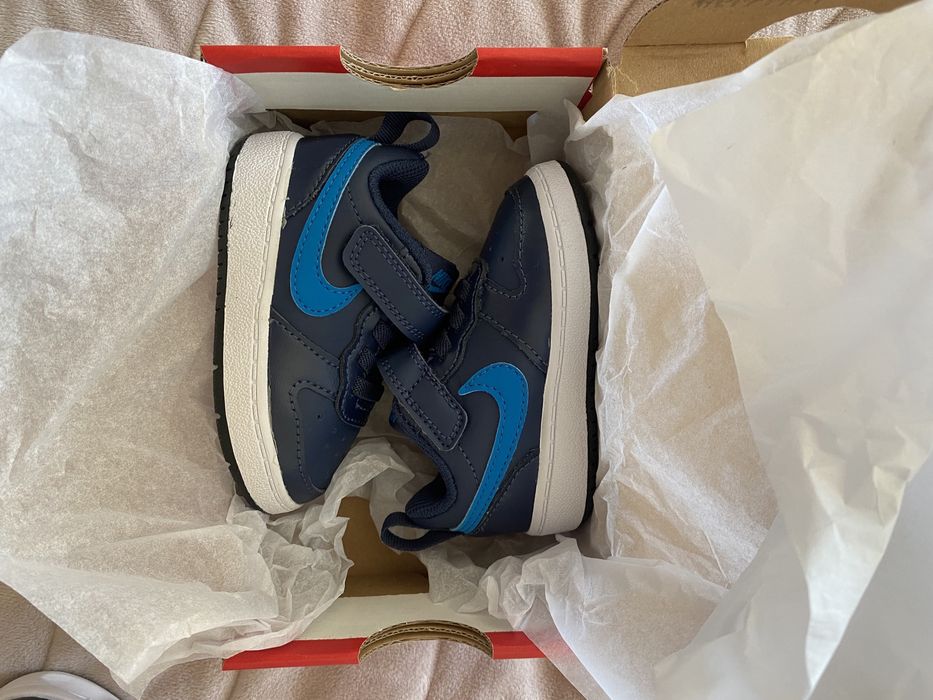 Кожени детски маратонки Nike, размер 19,5