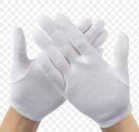 Белые  перчатки .