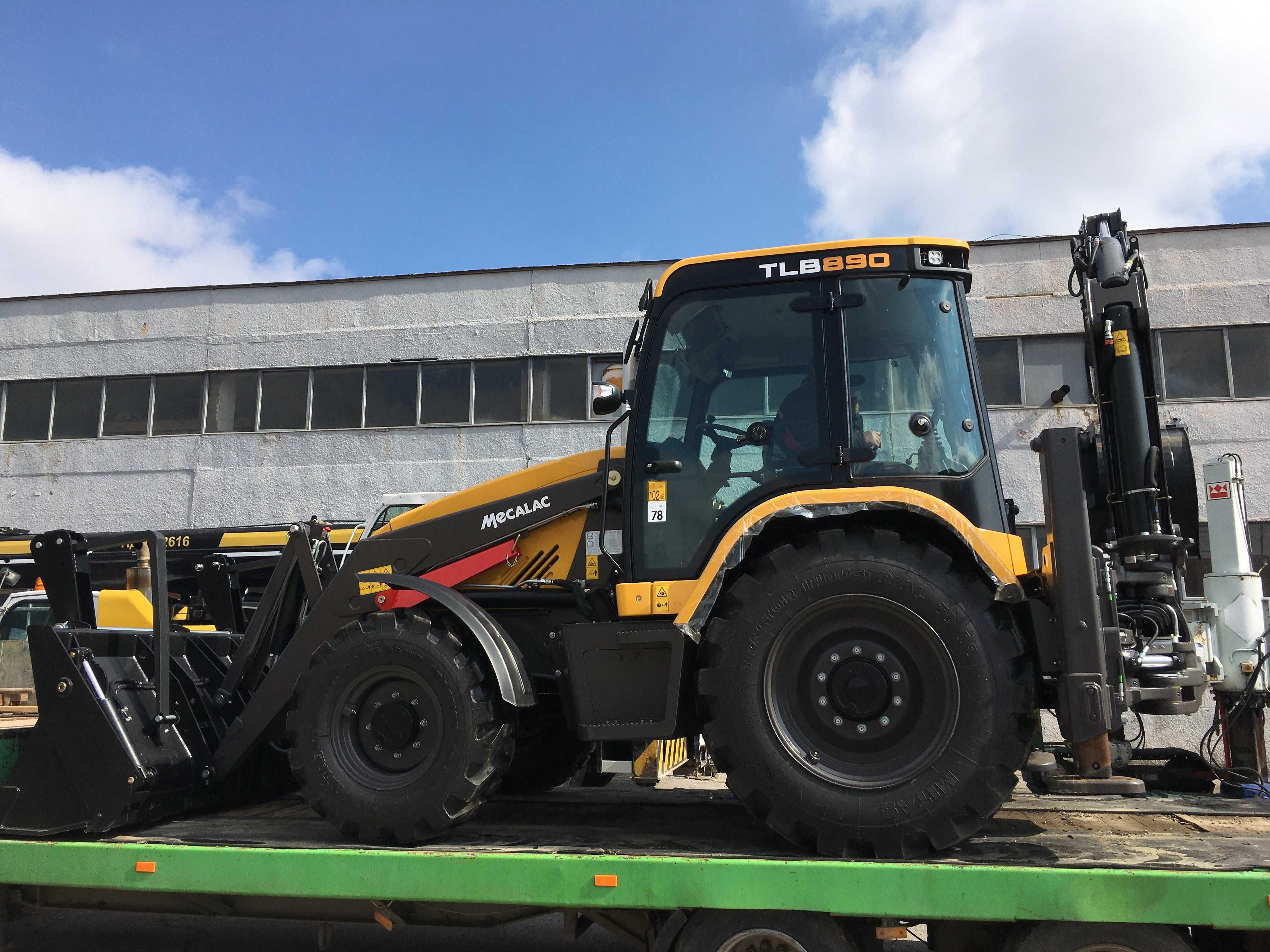 MECALAC TLB890 - Комбиниран багер товарач НОВ - 2 год Гаранция НАЛИЧЕН