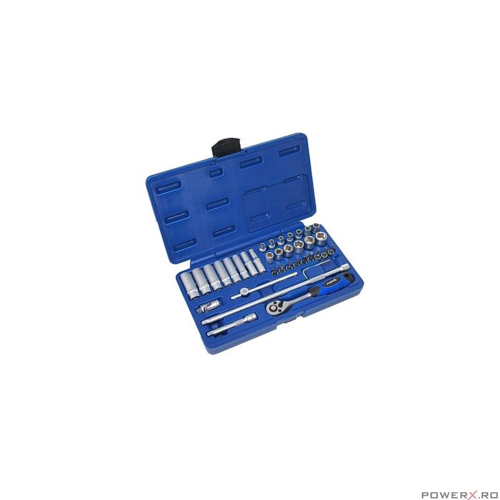 Trusa chei 36 piese 1/4",tubulare profesionala, Asta