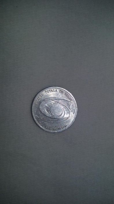 Moneda 500 lei eclipsa 1999