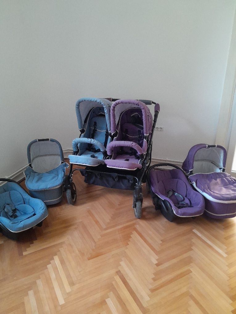 Carucior gemeni freestyle twins 3in1