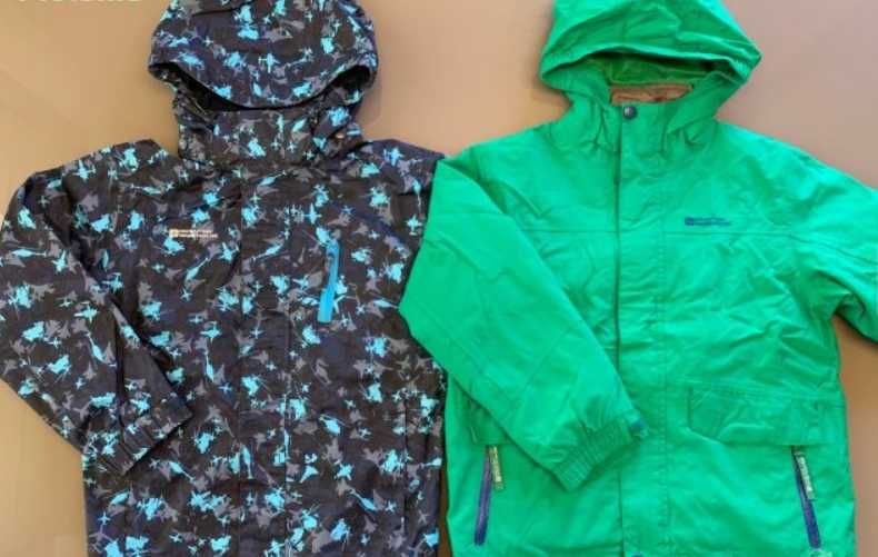 Лот 2 якета Mountain Warehouse + 2 к-та шал, шапка и ръкавички, 7-8 г.