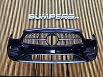 Mercedes E class 2019/2022 W213 facelift AMG bara fata grila spoiler B