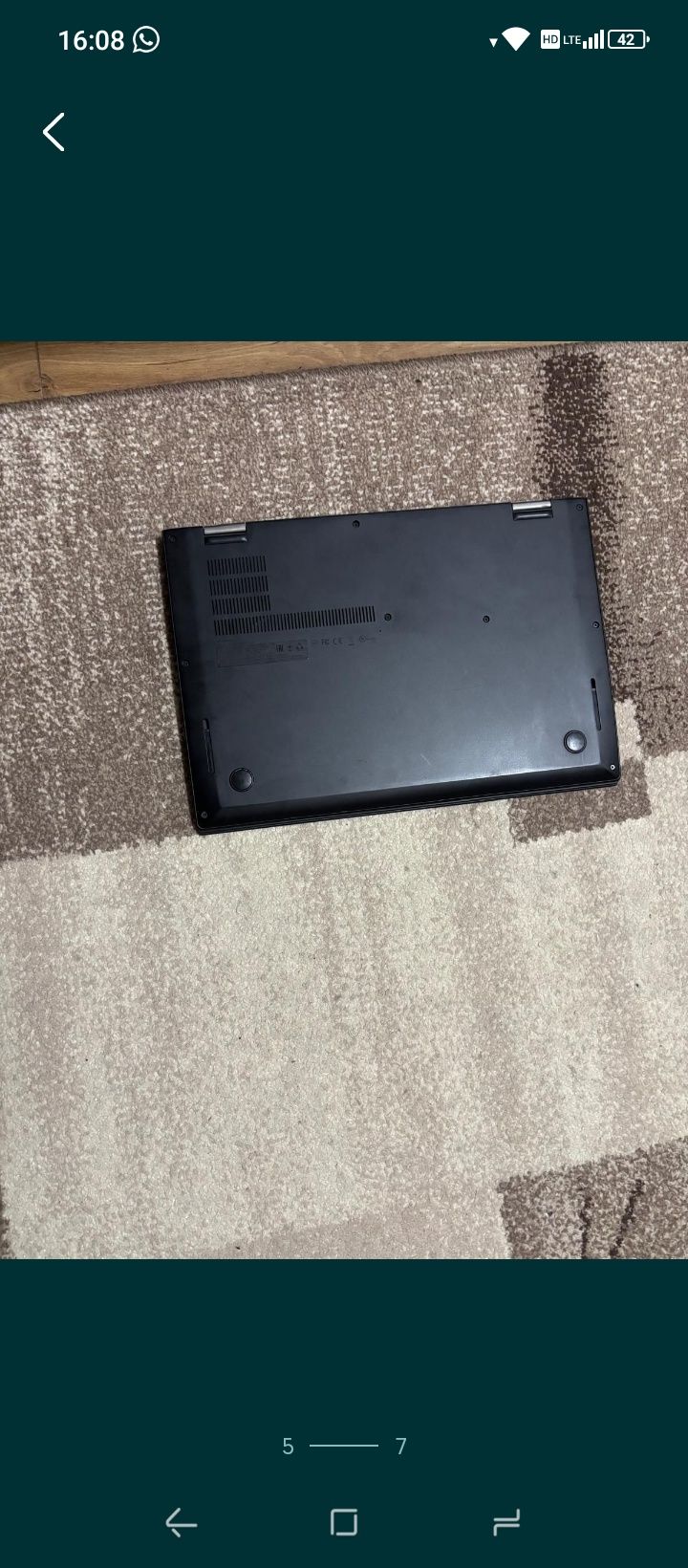 Laptop ThinkPad X1 Carbon SIM CARD  I7 PRO 6600 NVme 1TB Diagnoza SLIM
