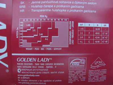 2 buc ciorapi dresuri strampi LYCRA Golden Lady DYNAMIC 15D calitate o