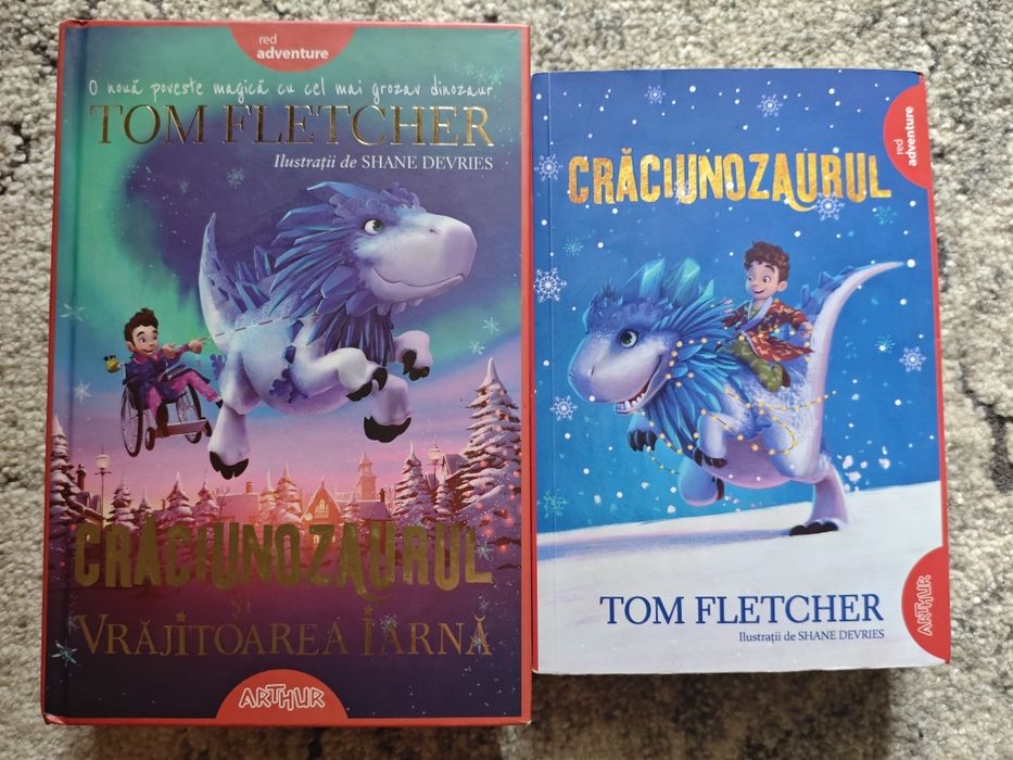 Lot cărți Craciunozaurul / Craciunozaurul și vrăjitoarea iarna