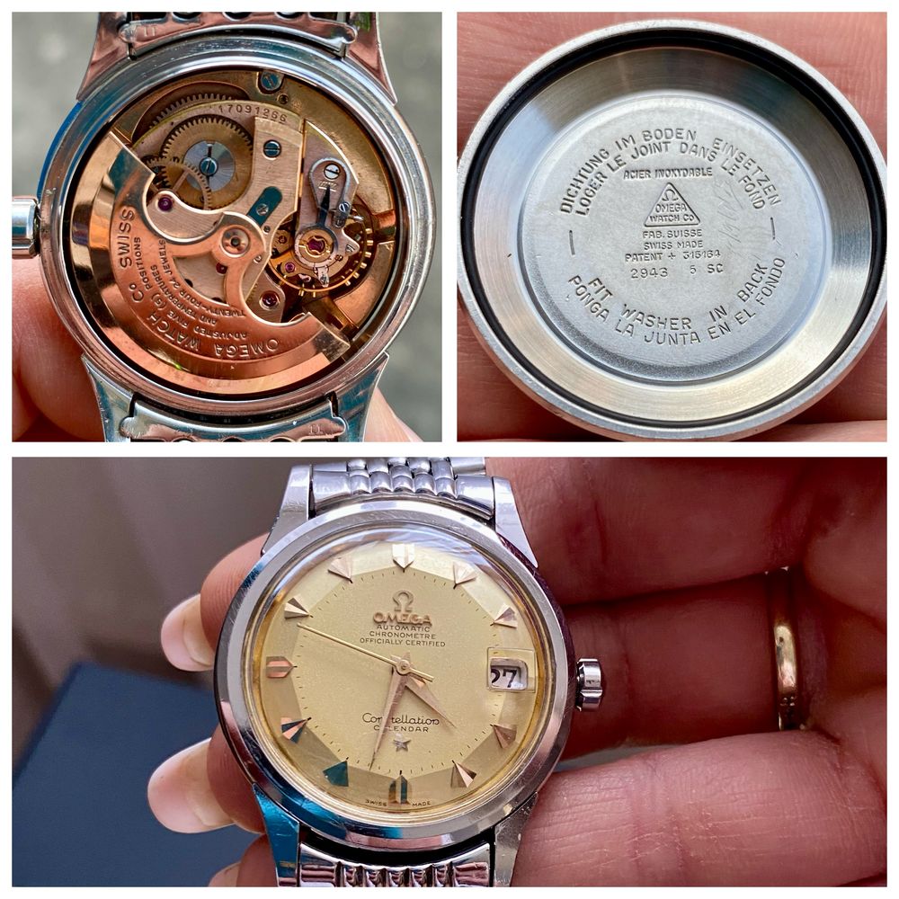 Ceas Omega Pie Pan Constellation Calendar Automatic. Anul 1960