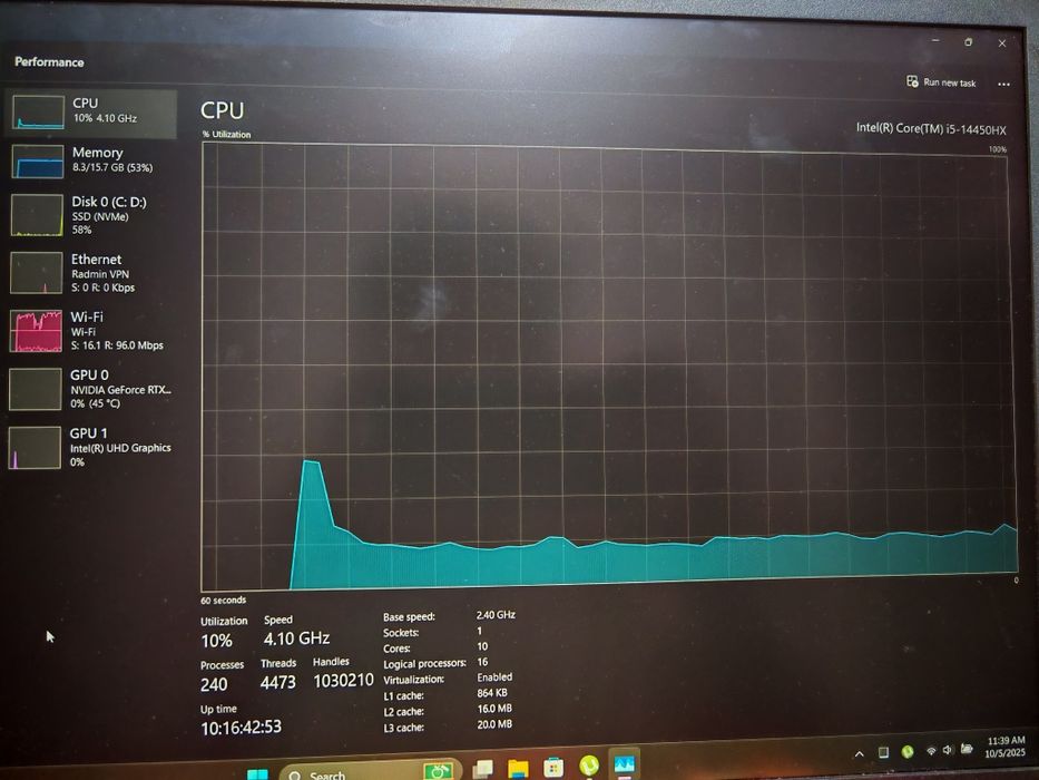 Acer Nitro V16 165hz 16/512 RTX4050 6G