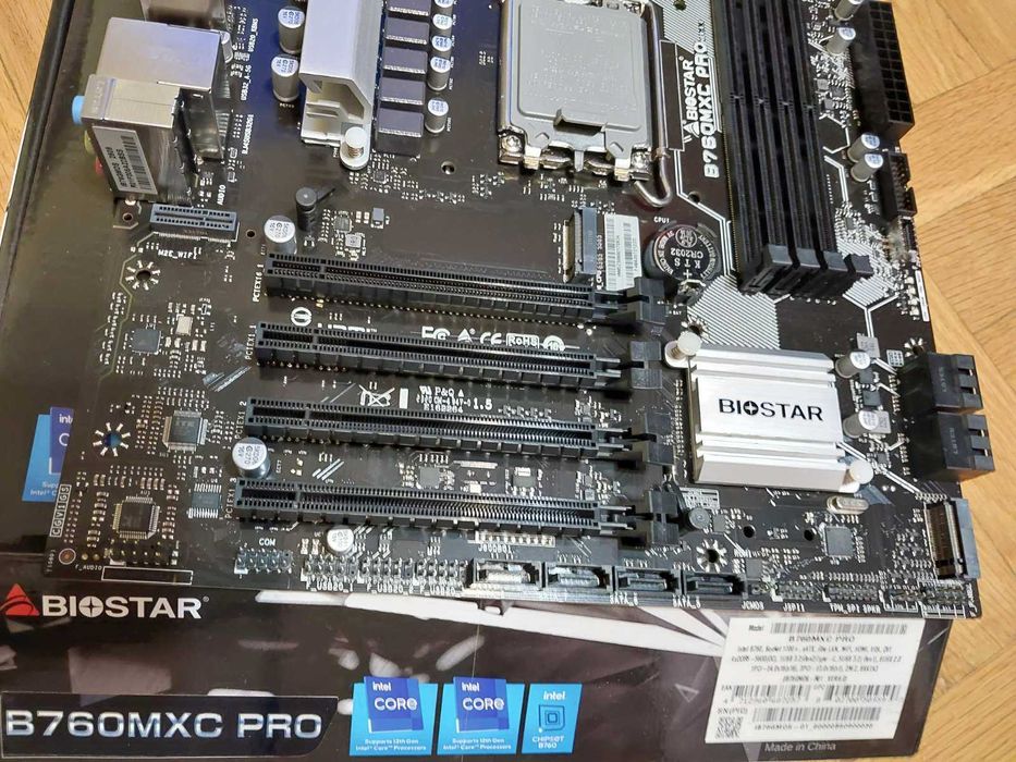 Intel Core i5 13600KF + Biostar B760MXC PRO DDR5