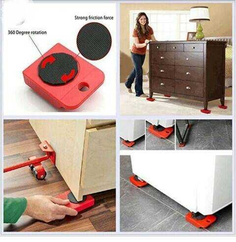 5 части за преместване на тежки мебели, уреди,предмети,домашни потреби