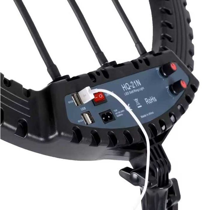 Tik tok ring professional cu lumina rece/calda si inel de53cm