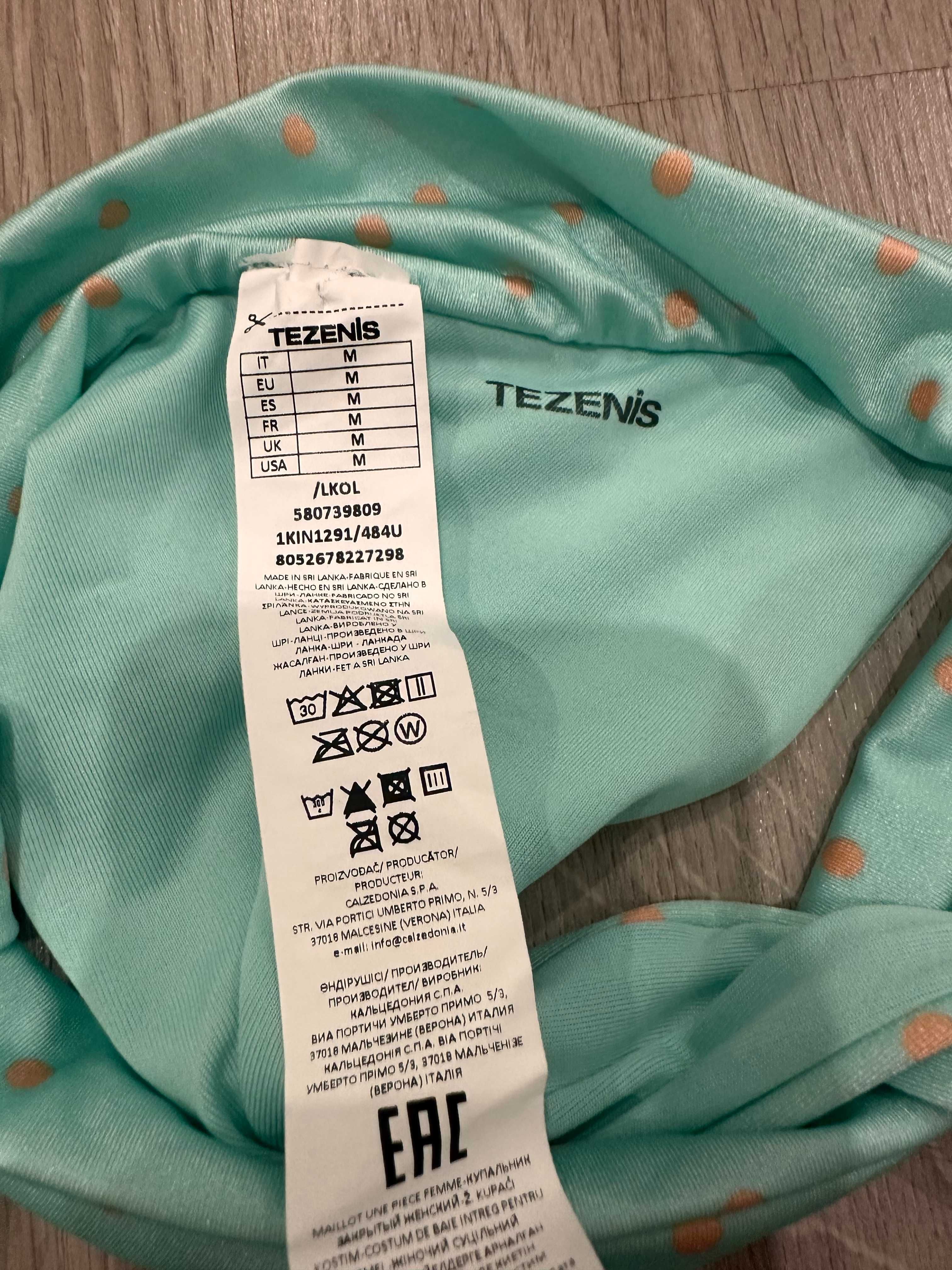 TEZENIS ефектен цял бански М