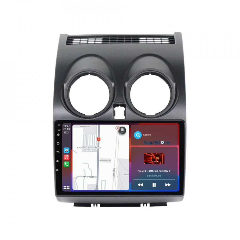 Navigatie Android Dedicata Nissan Qashqai J10 (2007-2013), BT, Carplay