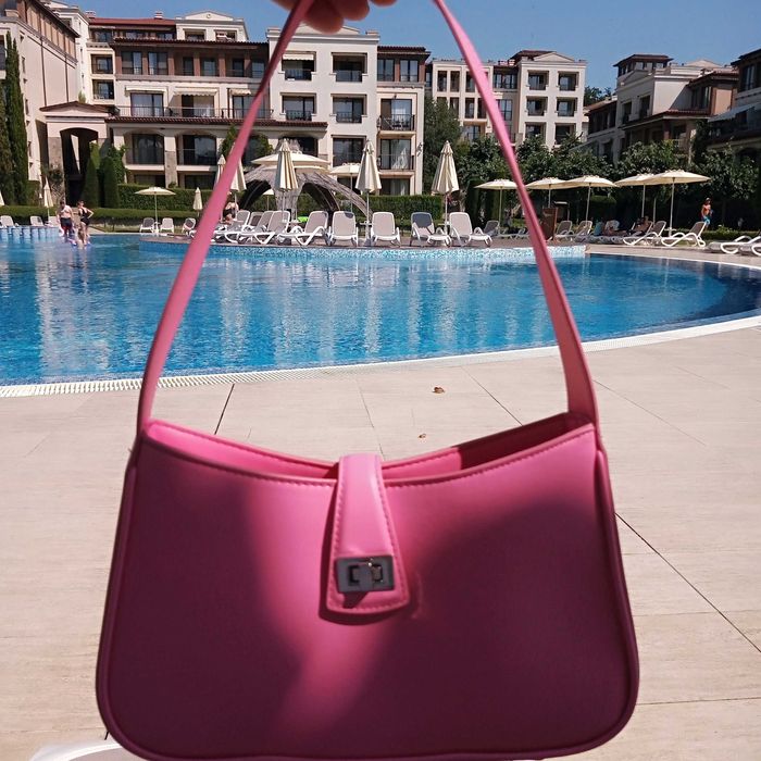 Чанта H&M розово,нова хит модел