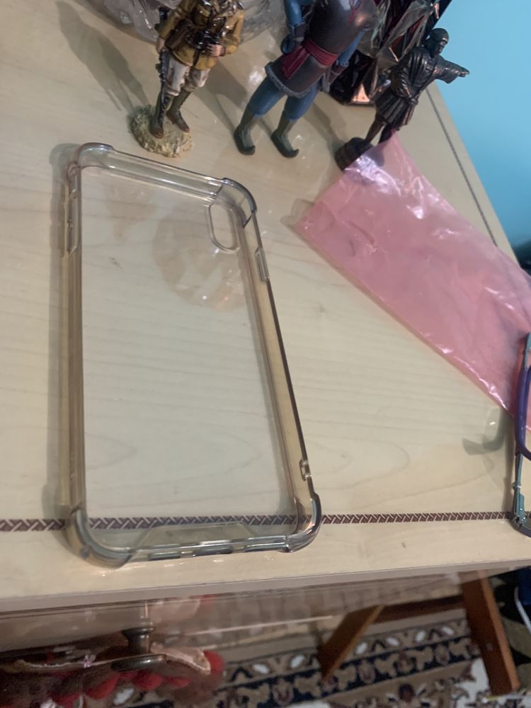 Husa Iphone xs max transpareta colturi tari