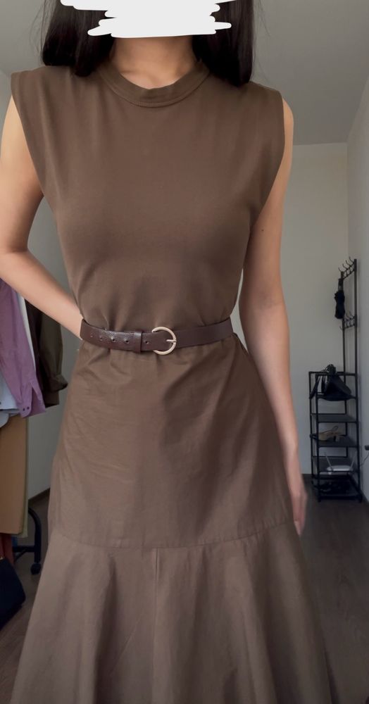 Оригинальное Платье  от Zara 100% хлопок