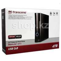 Внешний жесткий диск USB 3.0 4 Тб, Transcend StoreJet 35T3