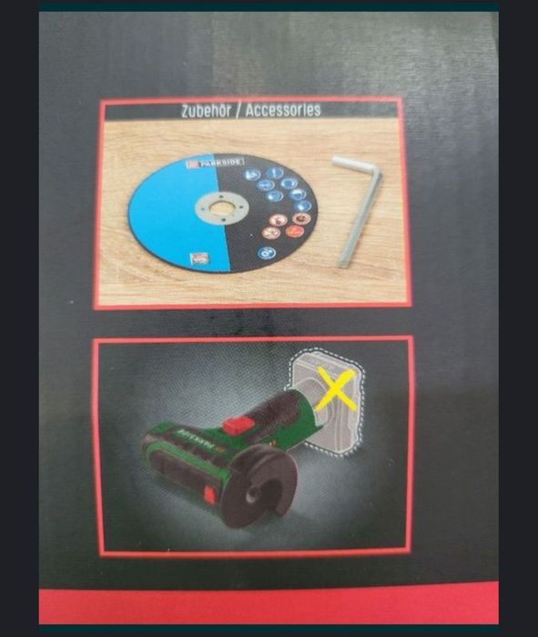 Polizor unghiular parkside 12v fara cablu