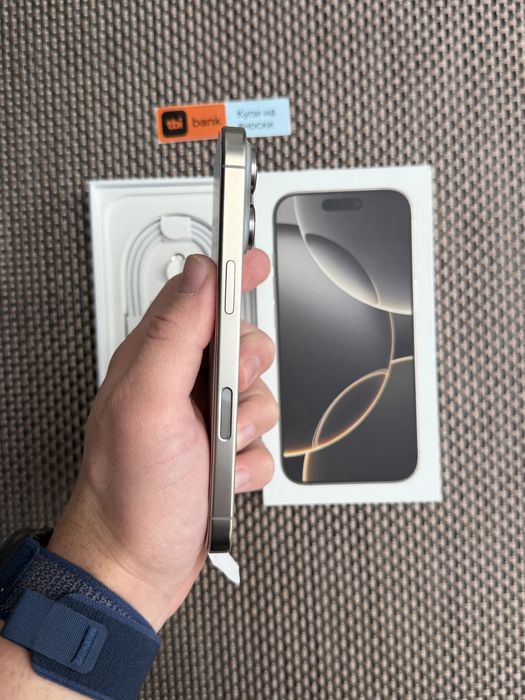НОВ! *ЛИЗИНГ* iPhone 16 Pro 256Gb Natural Titanium / Гаранция