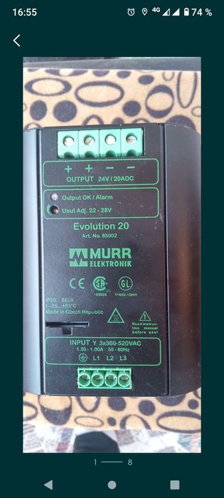 Surse 24 v siemens și murr