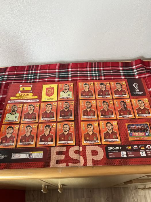 Album panini word cup 2022 +extra stiker