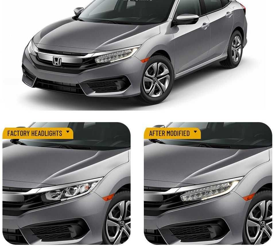 Продавам комплект нови фарове за Honda Civic от 2016 до 2021