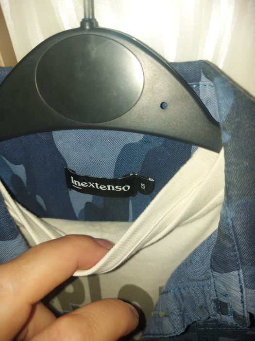 Set Camasa+tricou 113cm baieti