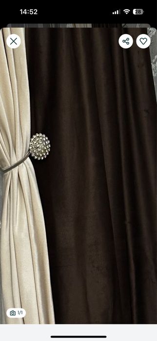 Тюль сеткаи комбинирован шторы в отличном состоянии