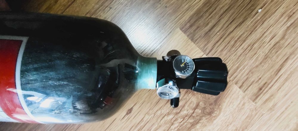 Карбонова бутилка Tuxing- PCP 3L 300bar