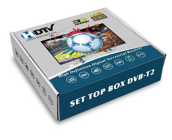 Цифров тунер Set topbox Т2 WiFi DVB- HDTV Digital Terrestrial Receiver