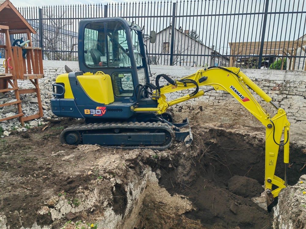 Închiriere mini excavator/ prestări servicii