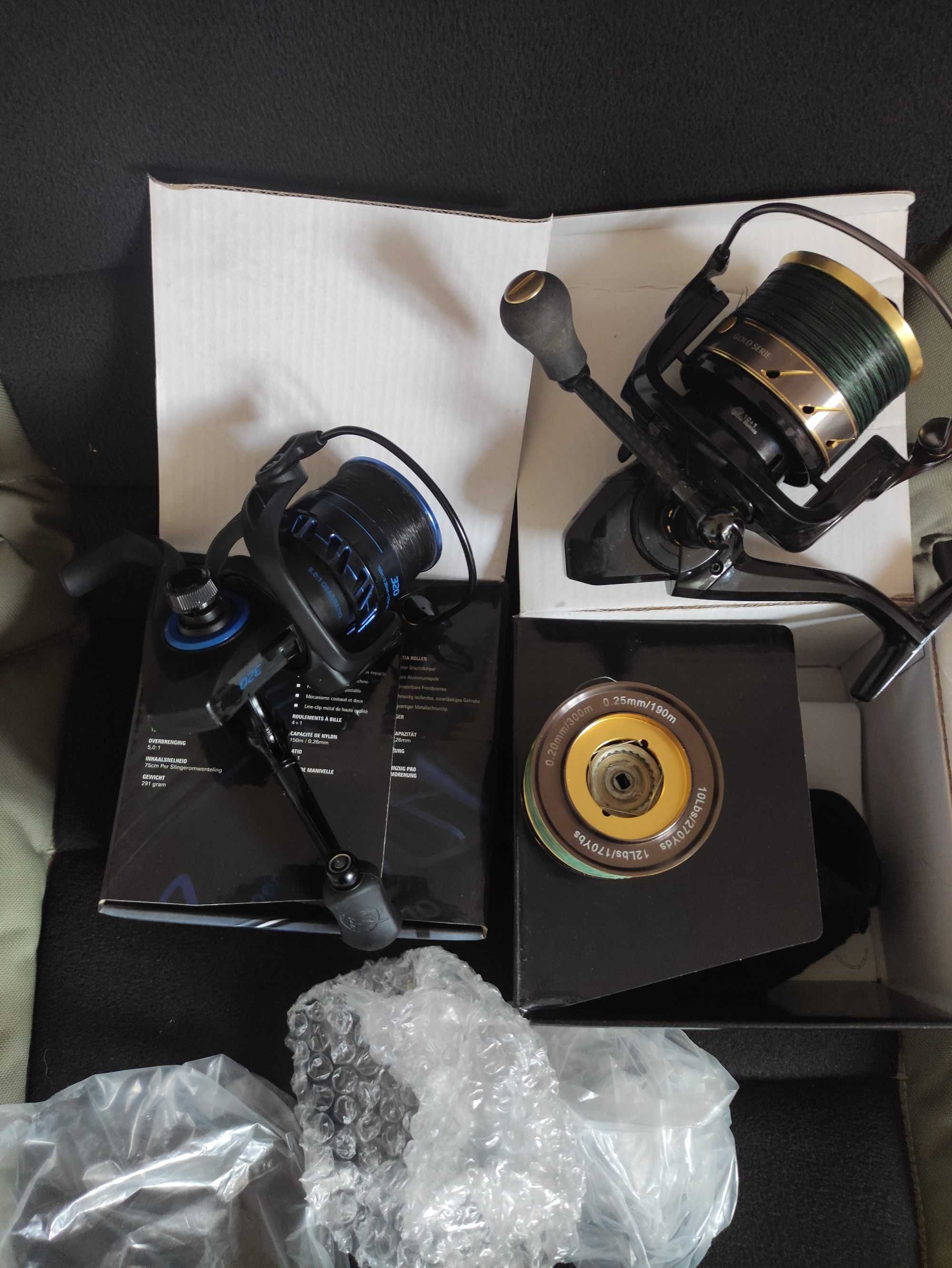 Lansete feeder, huse, mulinete, scaun, umbrela, costum pescuit