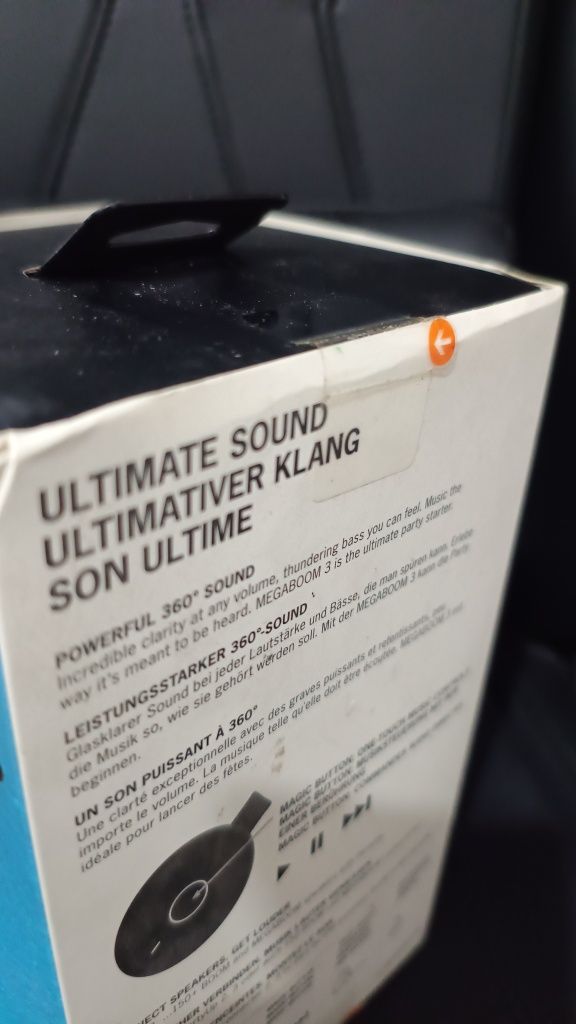 Vand Boxa Logitech Ultimate Ears Megaboom 3 Black, NOUA/SIGILATA!