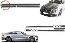 Set Stickere Capota Plafon Portbagaj si Laterale Gri Inchis Mercedes C205 Coupe A2- livrare gratuita