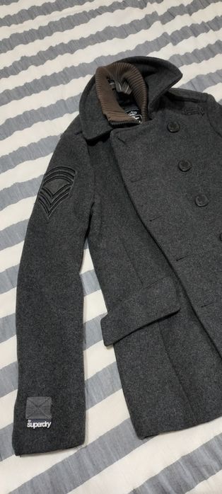 Geacă Superdry stil peacoat