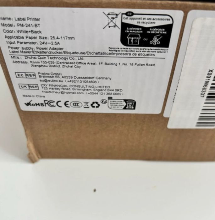 Imprimantă Termică etichete Bluetooth Phomemo PM241-BT