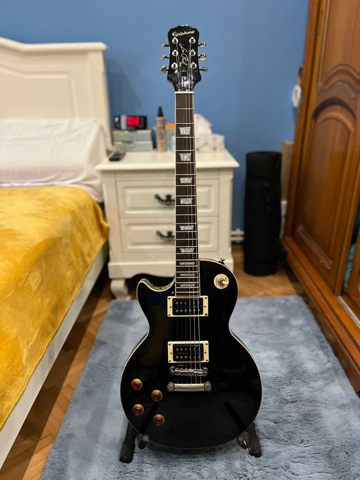 Chiatara electrica Epiphone Les Paul Standard Ebony LEFT HAND