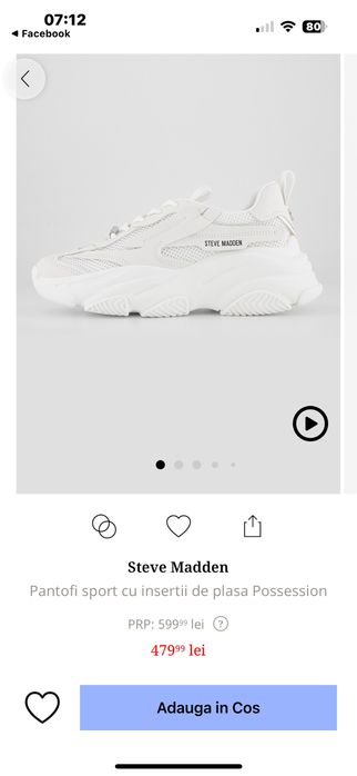 Adidasi steve madden