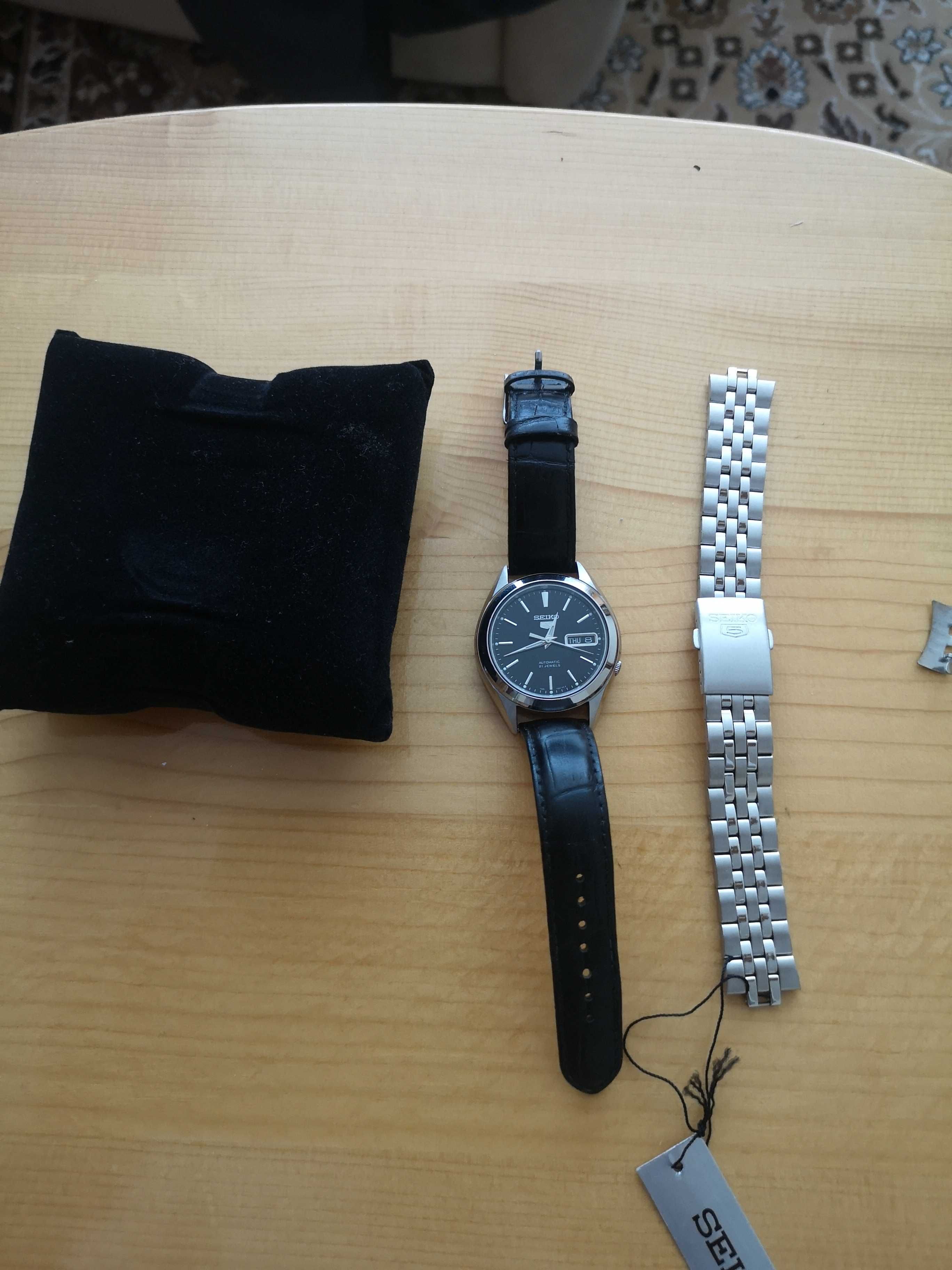 Часовник Seiko 5 Automatic 21 Jewels, SNKL23