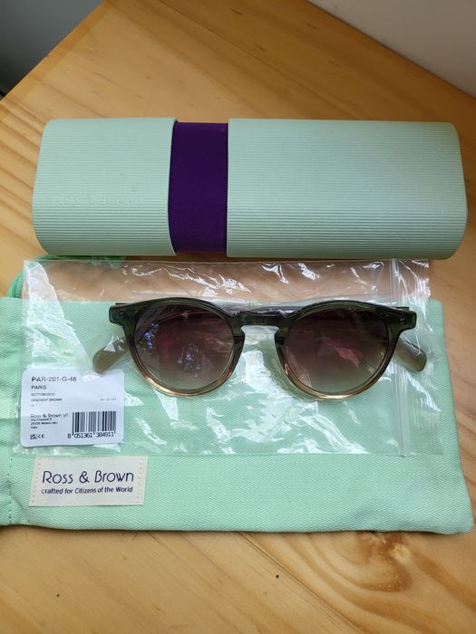 Ochelari de soare originali Ross & Brown Paris Sottobosco Brown