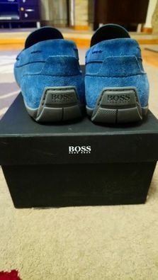 Туфли-мокасины Hugo Boss (Германия)замша,оригинал,новые,р-р 43