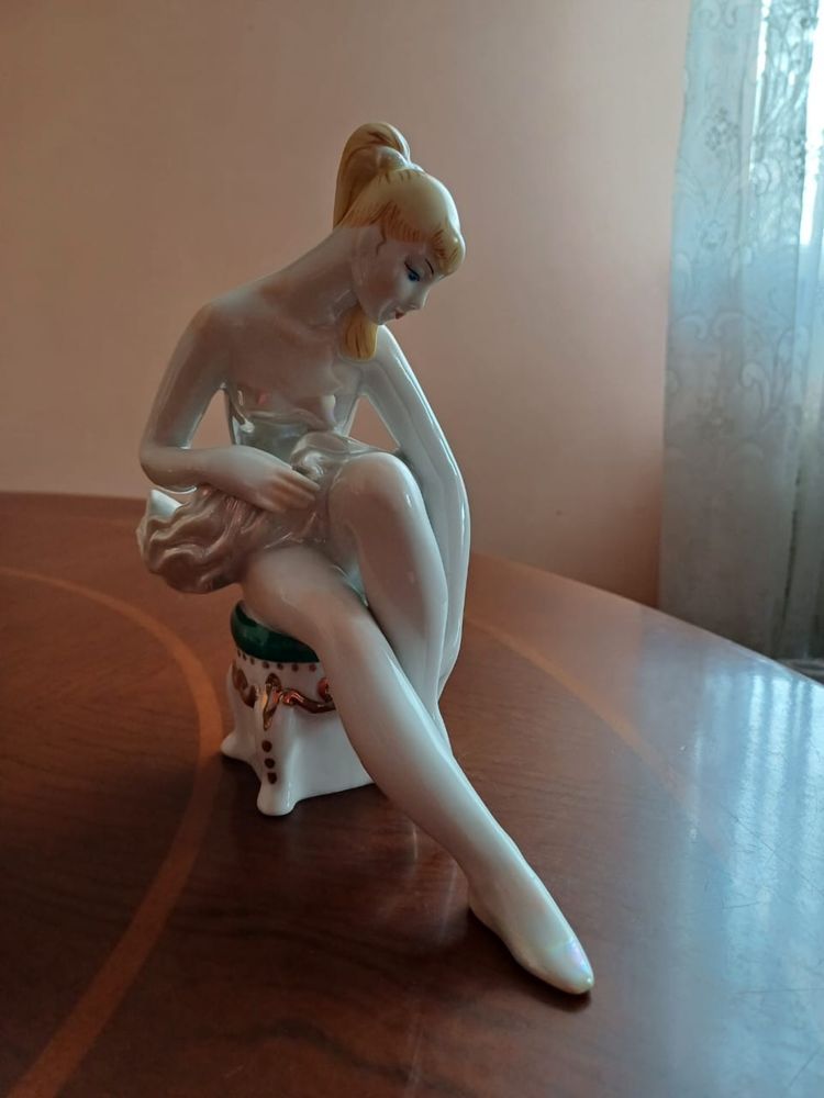 Фарфоровая статуэтка Балерина Леночка 1976 год