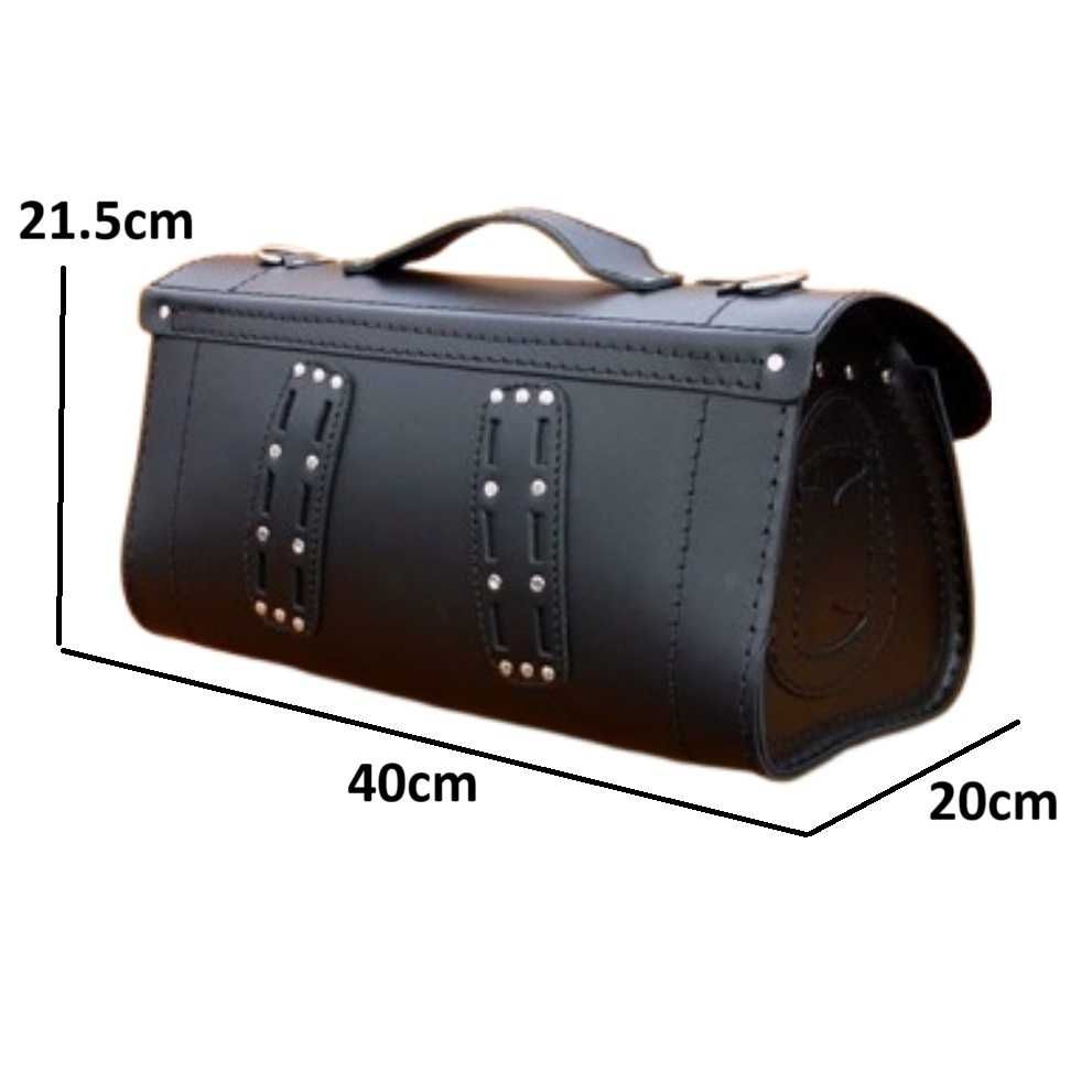 Geanta/Topcase piele portbagaj moto Yamaha/Honda/Kawasaki/Suzuki/etc